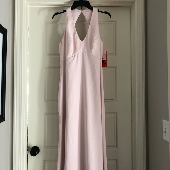 Dessy Collection Dresses & Skirts - The Dessy Group Collection - Blush Crepe V-Neck